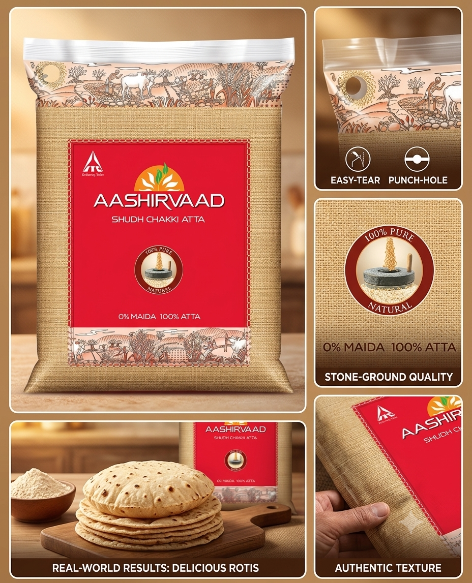 Aashirvaad Chakki Atta Flour 10 kg