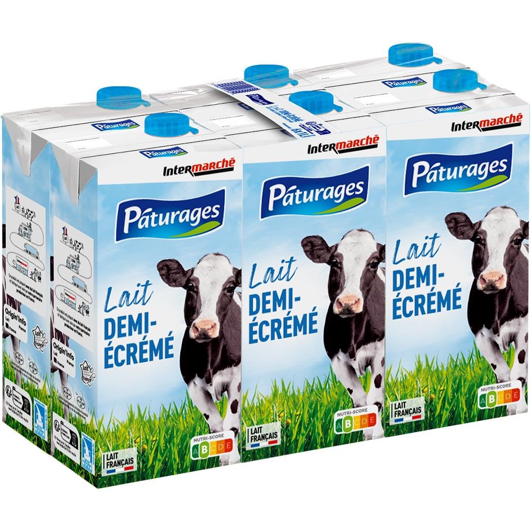 Lait demi-écrémé