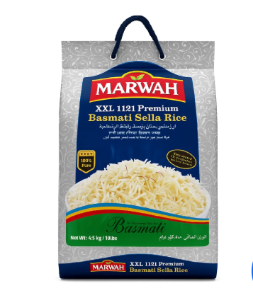 MARWAH Basmati Premium Sella Rice 4.5kg